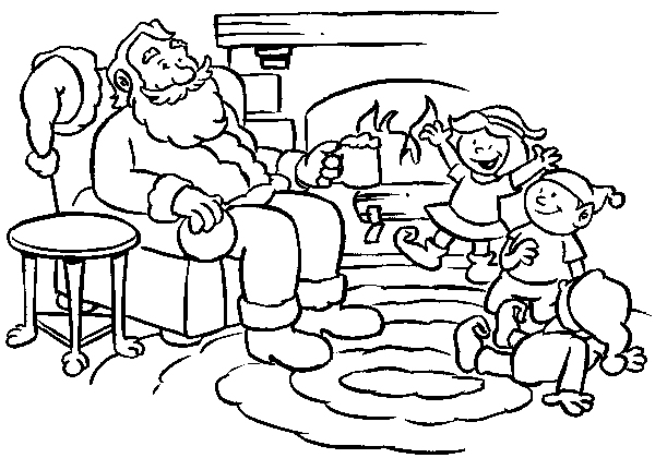 ukrainian christmas santa coloring pages - photo #39